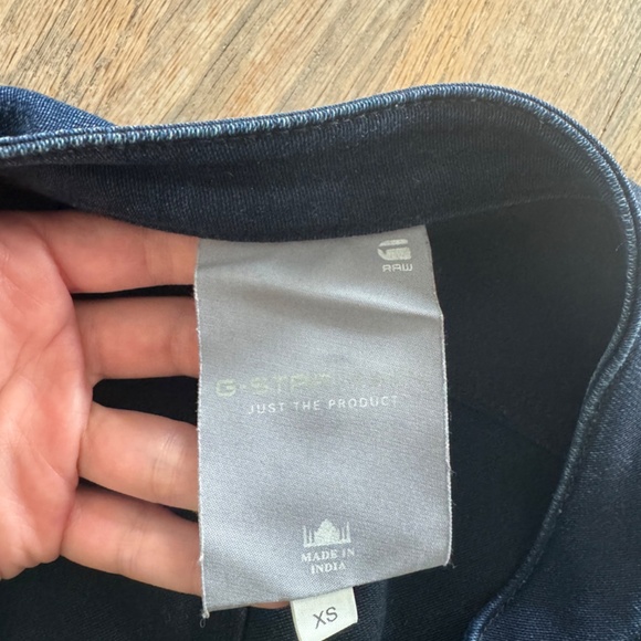 G-Star Raw Women's OCEAN Blue Denim Jean Jacket size XS - Picture 3 of 3